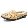 Ladies Summer New Leather Comfortable Slippers W156