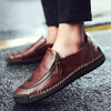 $9.99 SUPER Offer-Mens Side Zipper Casual Comfy Leather Slip On Loafers, Comfy Orthopedic Walking Shoes